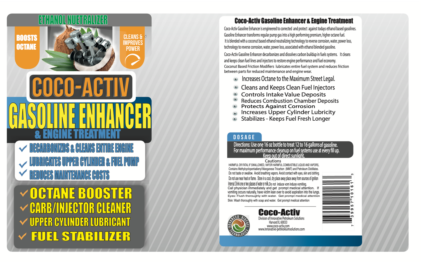 Coco Activ Gasoline Enhancer