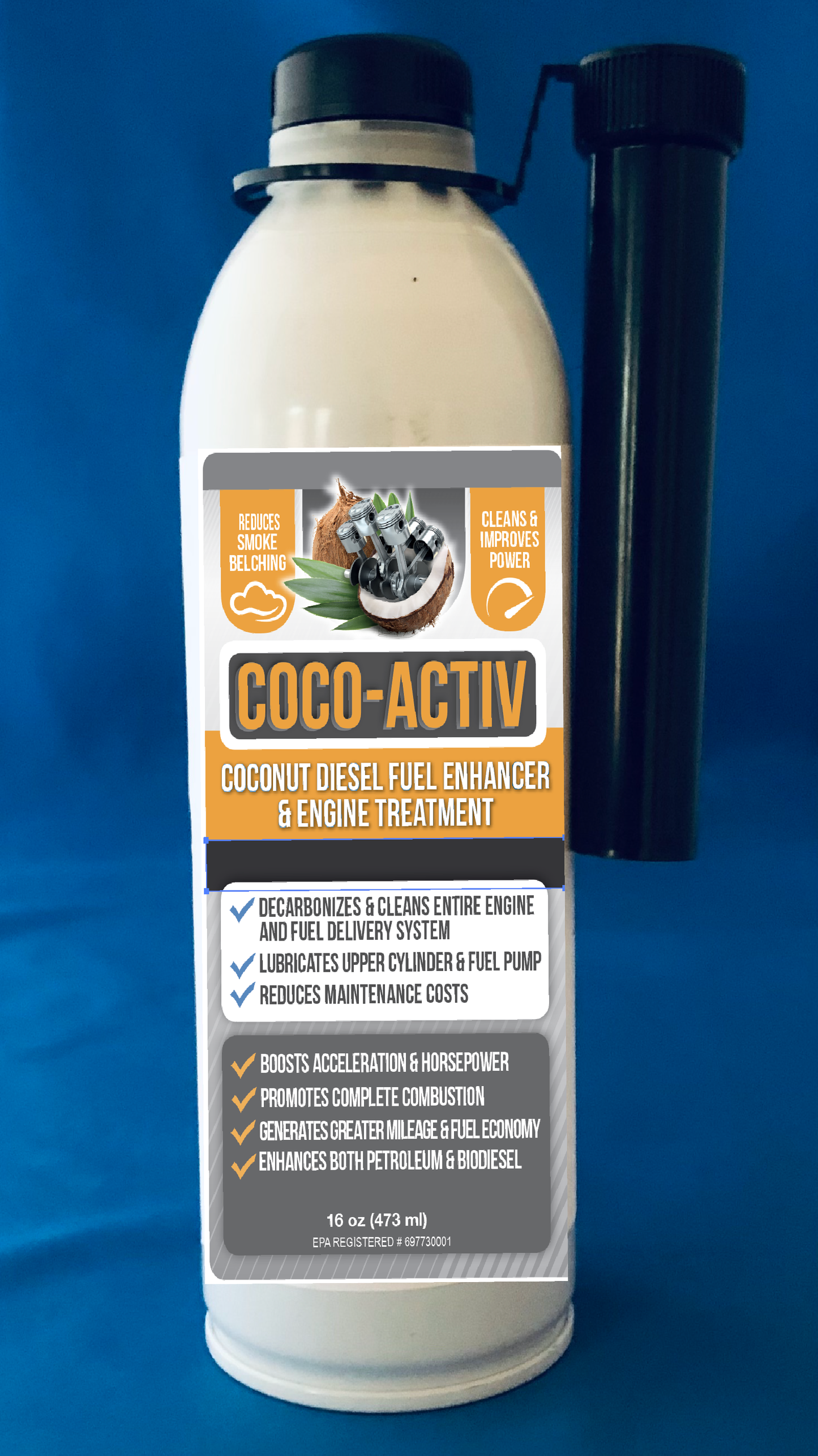 Coco-Activ Diesel Fuel Enhancer & Engine Treatment